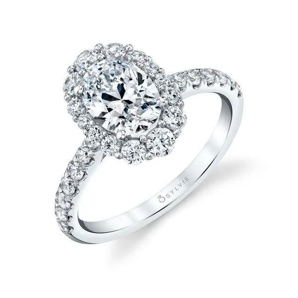 Women's Oval Cut Halo Engagement Ring - Jillian Diamond Showcase Longview, WA