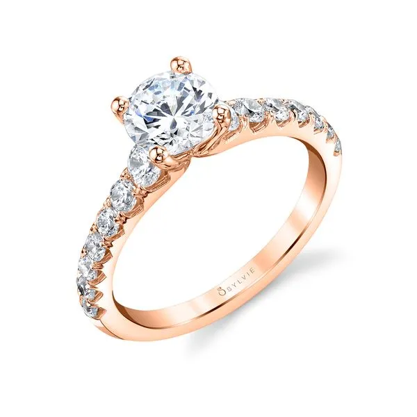 Women's Round Cut Classic Engagement Ring - Veronique Diamond Showcase Longview, WA