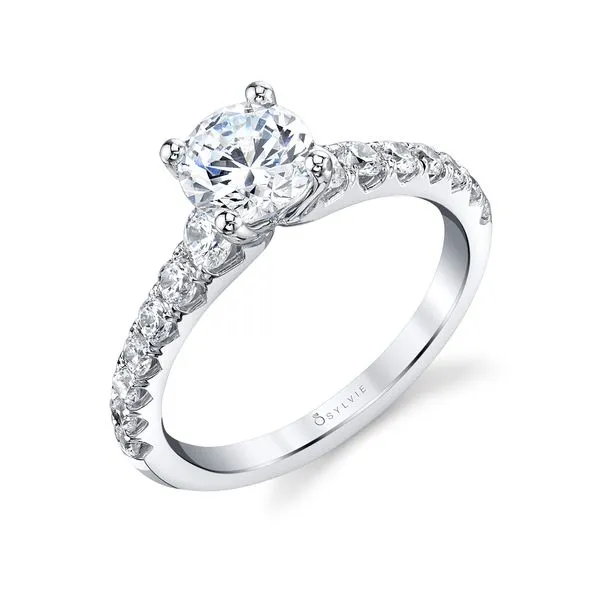 Women's Round Cut Classic Engagement Ring - Veronique Diamond Showcase Longview, WA