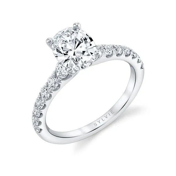 Women's Oval Cut Classic Engagement Ring - Veronique Diamond Showcase Longview, WA