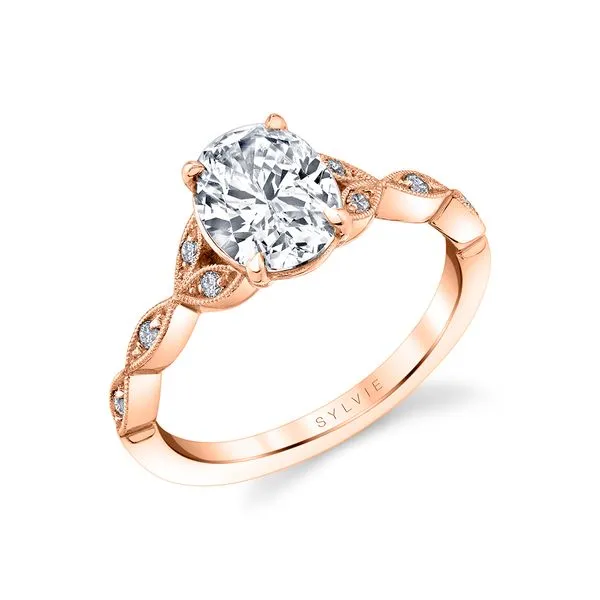 Women's Oval Cut Unique Vintage Engagement Ring - Frederique Diamond Showcase Longview, WA