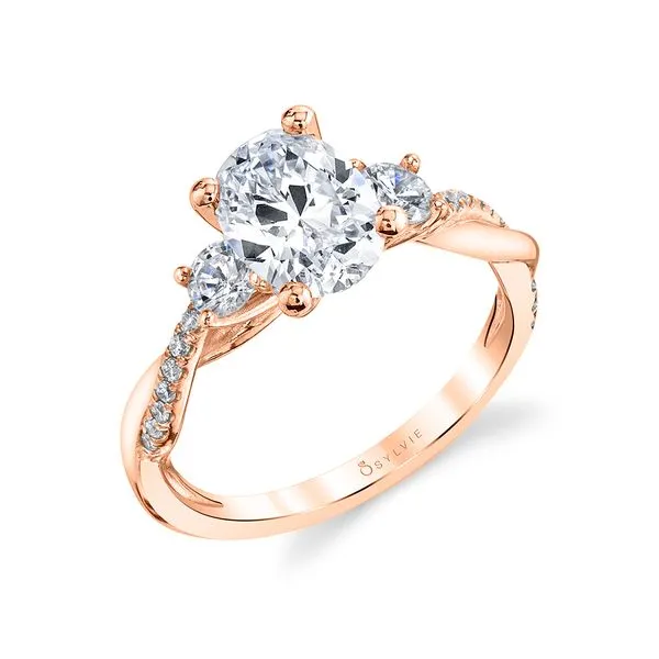Women's Oval Cut Three Stone Twist Engagement Ring - Evangeline Diamond Showcase Longview, WA
