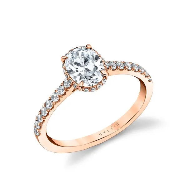 Women's Oval Cut Classic Hidden Halo Engagement Ring - Anastasia Diamond Showcase Longview, WA