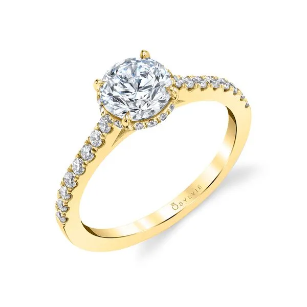 Women's Round Cut Classic Hidden Halo Engagement Ring - Anastasia Diamond Showcase Longview, WA