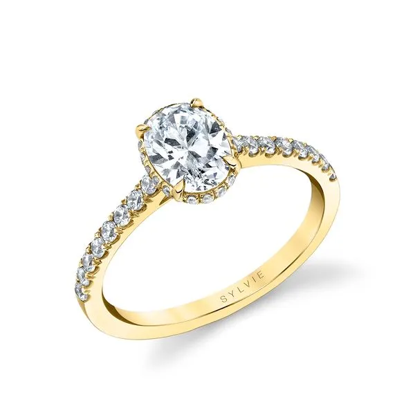 Women's Oval Cut Classic Hidden Halo Engagement Ring - Anastasia Diamond Showcase Longview, WA