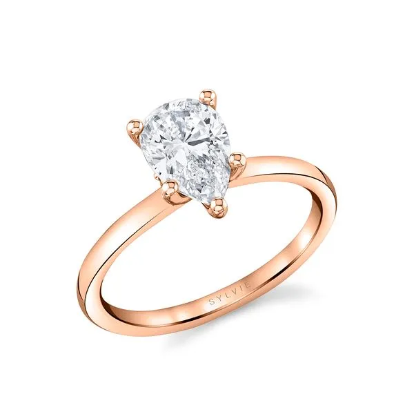 Women's Pear Shaped Solitaire Engagement Ring - Dominique Diamond Showcase Longview, WA