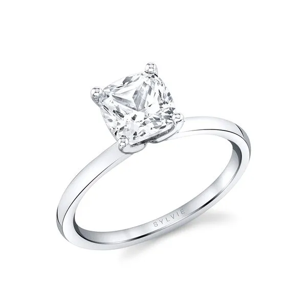 Women's Cushion Cut Solitaire Engagement Ring - Dominique Diamond Showcase Longview, WA