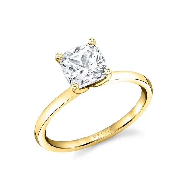 Women's Cushion Cut Solitaire Engagement Ring - Dominique Diamond Showcase Longview, WA