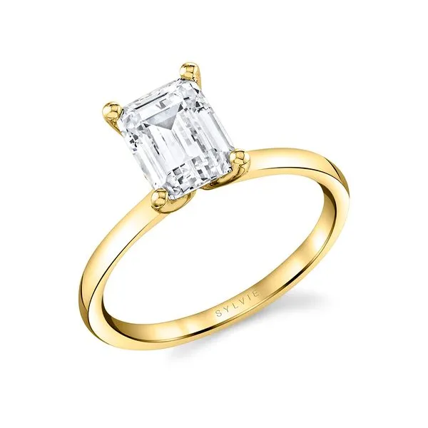 Women's Emerald Cut Solitaire Engagement Ring - Dominique Diamond Showcase Longview, WA