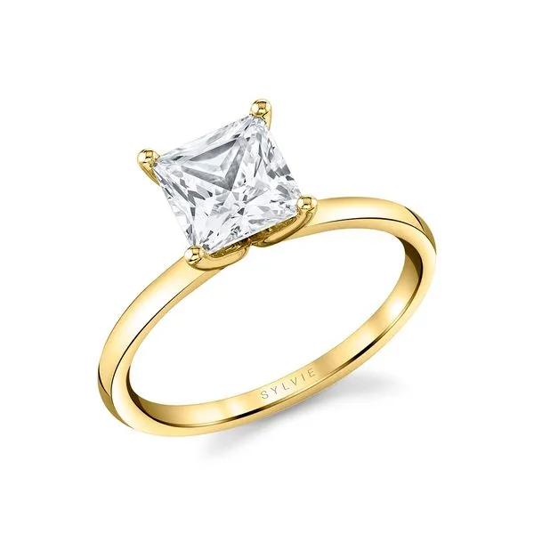 Women's Princess Cut Solitaire Engagement Ring - Dominique J. Schrecker Jewelry Hopkinsville, KY