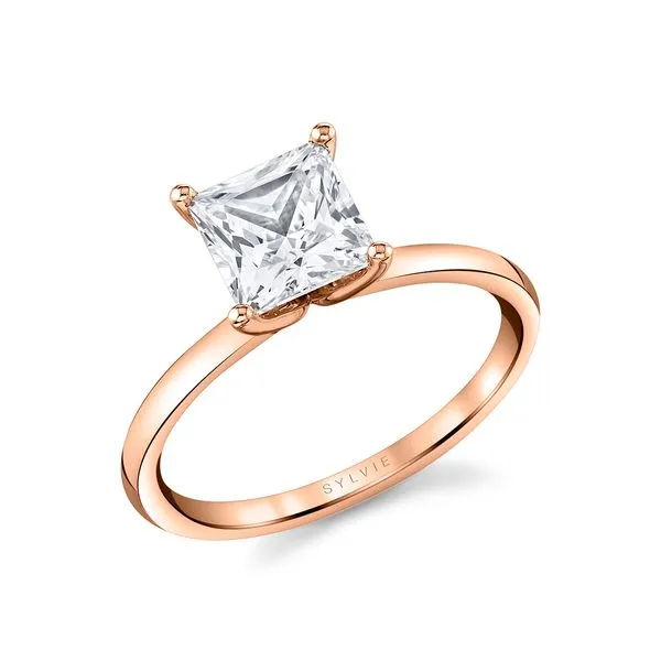 Women's Princess Cut Solitaire Engagement Ring - Dominique Fairfield Center Jewelers Fairfield, CT