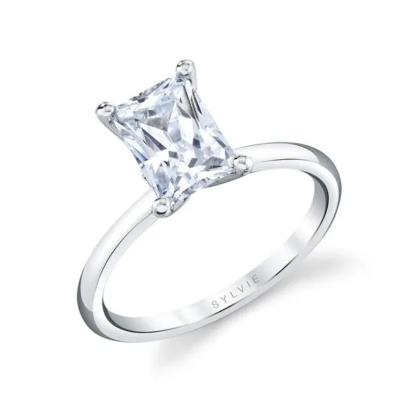 Women's Radiant Cut Solitaire Engagement Ring - Dominique Diamond Showcase Longview, WA