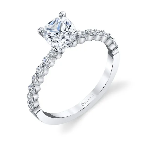 Women's Cushion Cut Classic Engagement Ring - Athena Diamond Showcase Longview, WA
