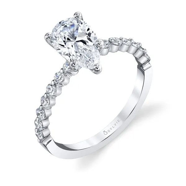 Women's Pear Shaped Classic Engagement Ring - Athena Diamond Showcase Longview, WA