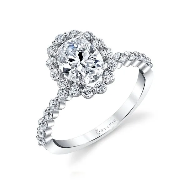 Women's Oval Cut Classic Halo Engagement Ring - Athena Castle Couture Fine Jewelry Manalapan, NJ
