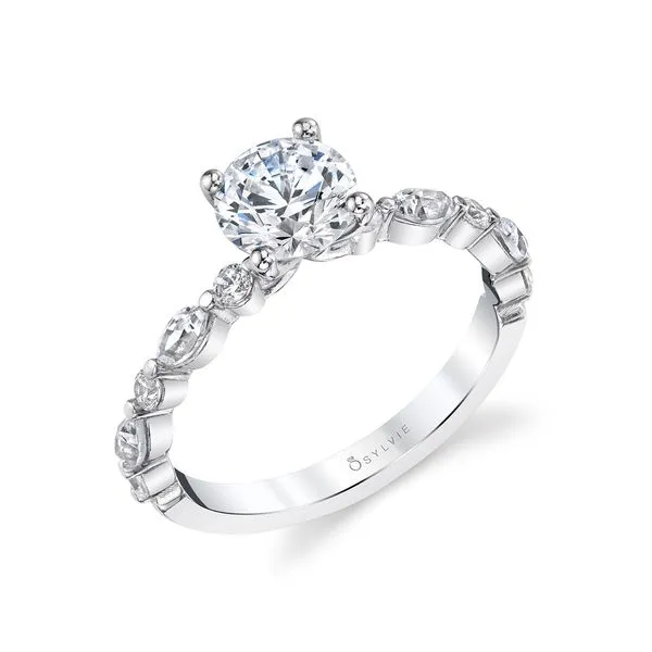 Women's Round Cut Unique Engagement Ring - Felicity Fairfield Center Jewelers Fairfield, CT