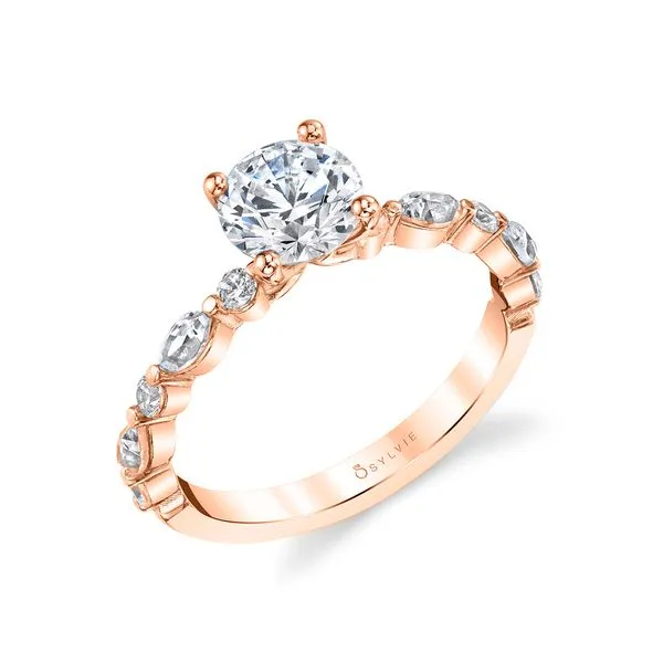 Women's Round Cut Unique Engagement Ring - Felicity Diamond Showcase Longview, WA