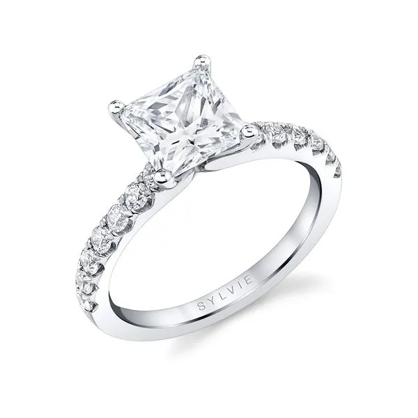 Women's Princess Cut Classic Engagement Ring - Aimee Diamond Showcase Longview, WA