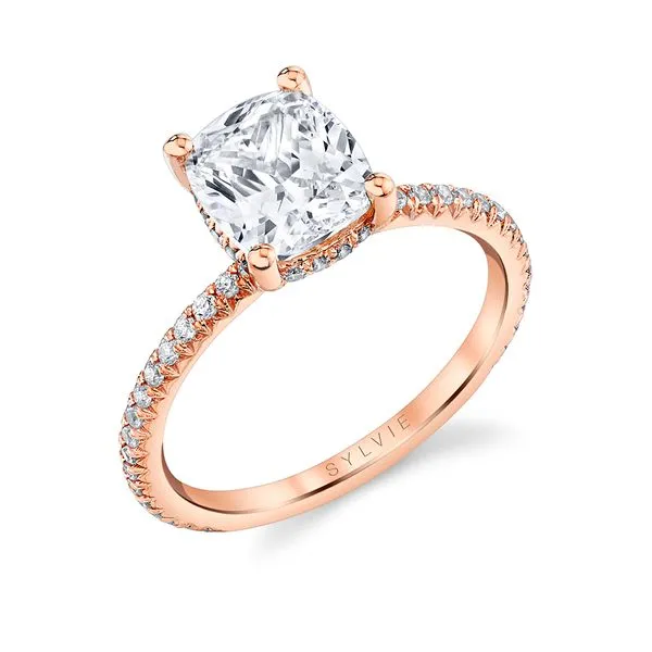 Women's Cushion Cut Classic Engagement Ring - Maryam Diamond Showcase Longview, WA