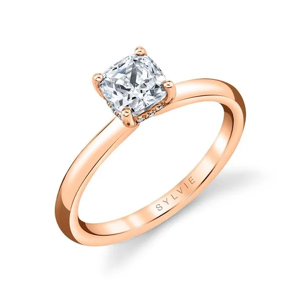 Women's Cushion Cut Solitaire Engagement Ring - Joanna Diamond Showcase Longview, WA