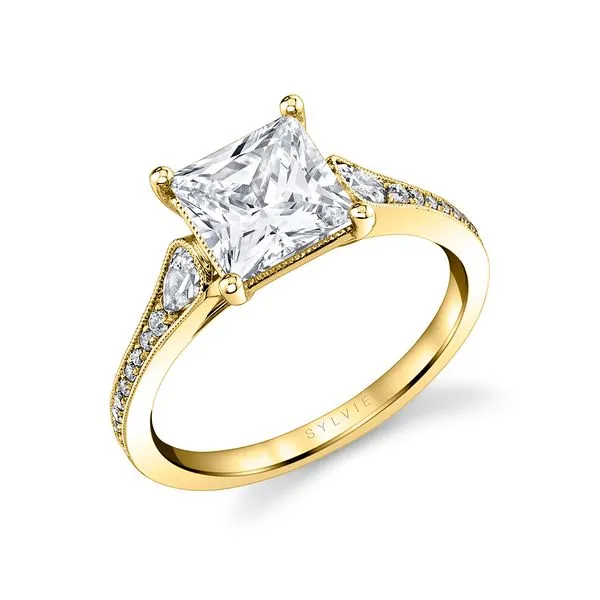 Women's Princess Cut Unique Engagement Ring - Esmeralda Diamond Showcase Longview, WA