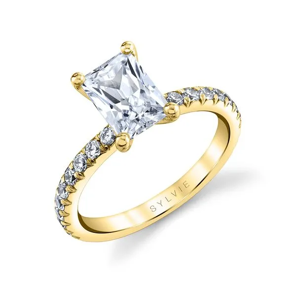 Women's Radiant Cut Classic Engagement Ring - Vanessa Diamond Showcase Longview, WA