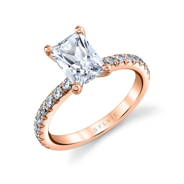 Women's Radiant Cut Classic Engagement Ring - Vanessa Diamond Showcase Longview, WA