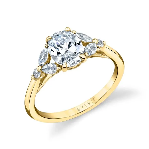 Women's Oval Cut Unique Three Stone Engagement Ring - Alina Diamond Showcase Longview, WA