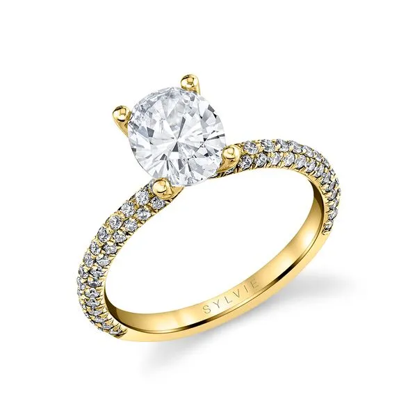 Women's Oval Cut Classic Pave Engagement Ring - Braylin Stuart Benjamin & Co. Jewelry Designs San Diego, CA