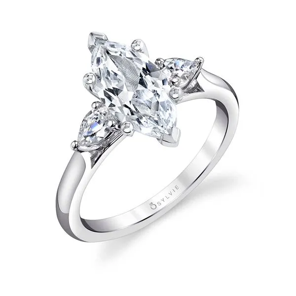 Women's Marquise Cut Three Stone Engagement Ring - Martine Diamond Showcase Longview, WA