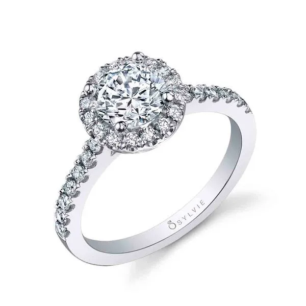 Women's Round Cut Classic Halo Engagement Ring - Chantelle Diamond Showcase Longview, WA