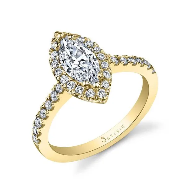 Women's Marquise Cut Classic Halo Engagement Ring - Chantelle Diamond Showcase Longview, WA