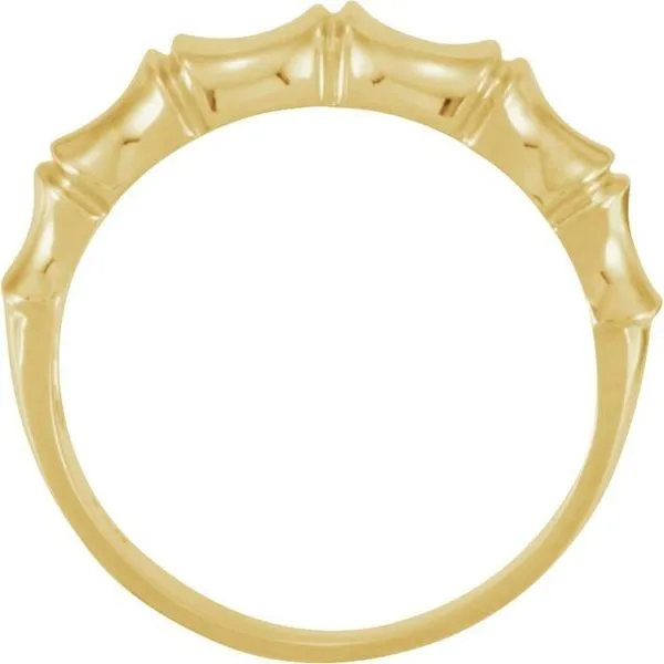 Bamboo Design Band Image 2 Hopman Jewelers Elkhart, IN