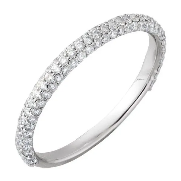 Pavé Anniversary Band The Jewelry Source El Segundo, CA
