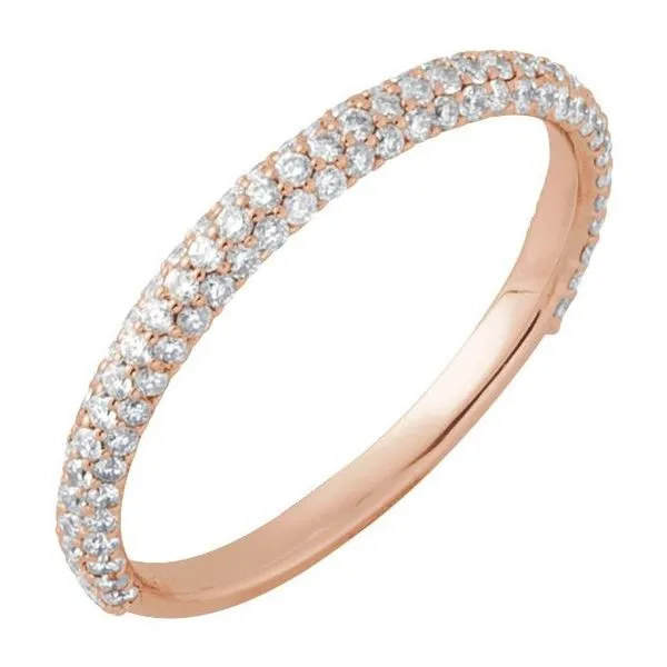 Pavé Anniversary Band Image 4 The Jewelry Source El Segundo, CA