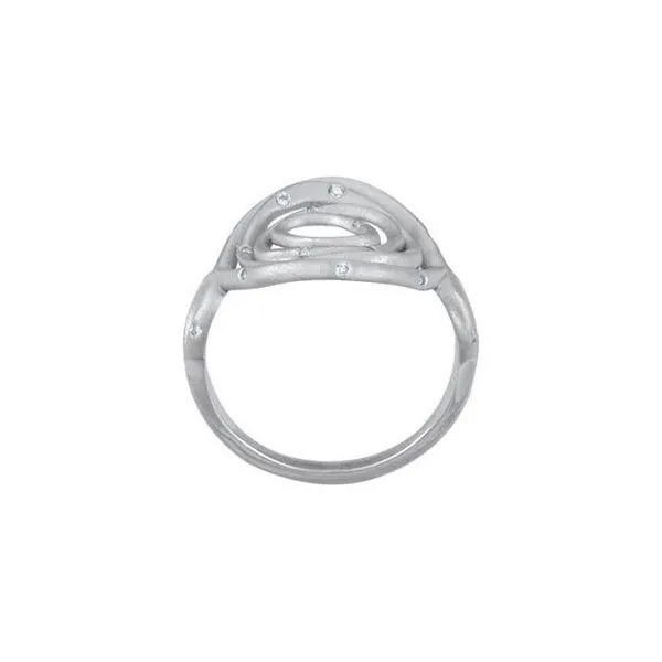 Accented Circle Ring Image 2 Hopman Jewelers Elkhart, IN