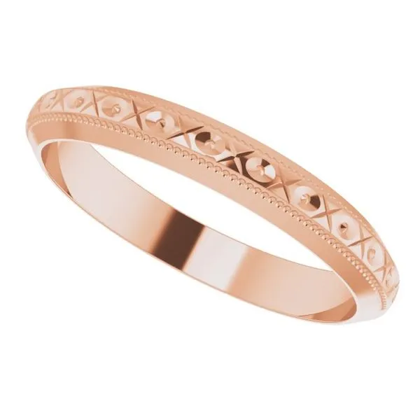 Milgrain Geometric Band Image 5 Cherry Street Jewelers Tulsa, OK