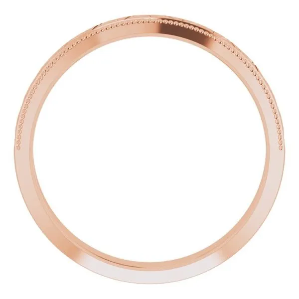 Milgrain Geometric Band Image 2 Cherry Street Jewelers Tulsa, OK