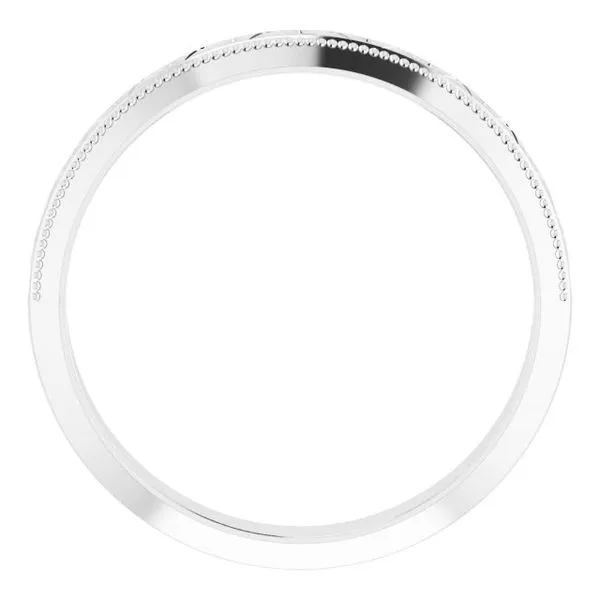 Milgrain Geometric Band Image 2 Studio D Jewelers Woodstock, IL
