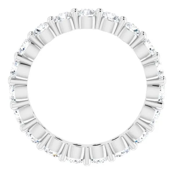 Shared-Prong Eternity Band Image 2 L & L jewelers Scarborough, ME