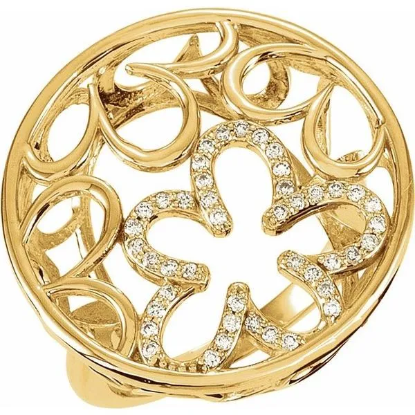 Accented Floral Ring Hopman Jewelers Elkhart, IN