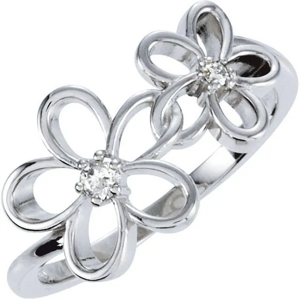 Accented Floral Ring Hopman Jewelers Elkhart, IN