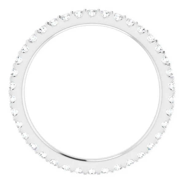 Shared-Prong Eternity Band Image 2 L & L jewelers Scarborough, ME