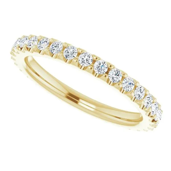 Shared-Prong Eternity Band Image 5 L & L jewelers Scarborough, ME