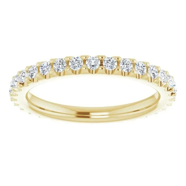 Shared-Prong Eternity Band Image 3 L & L jewelers Scarborough, ME