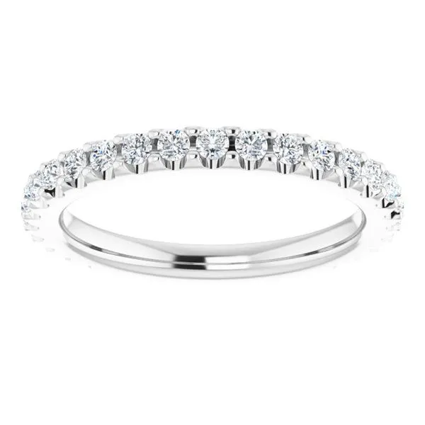 Shared-Prong Eternity Band Image 3 L & L jewelers Scarborough, ME