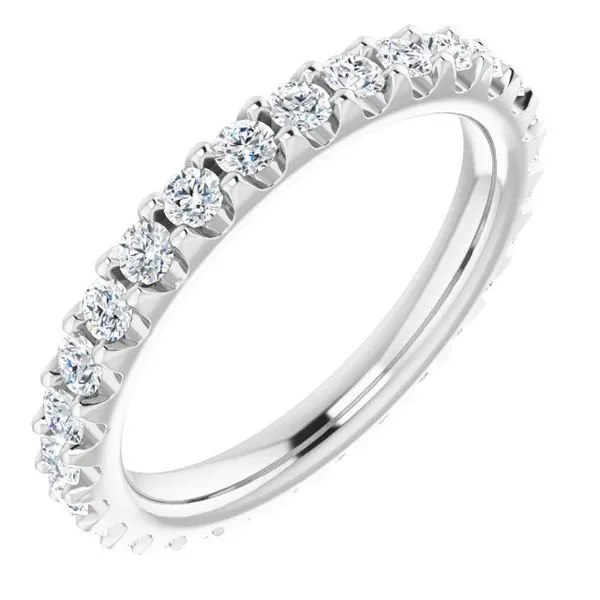 Shared-Prong Eternity Band L & L jewelers Scarborough, ME