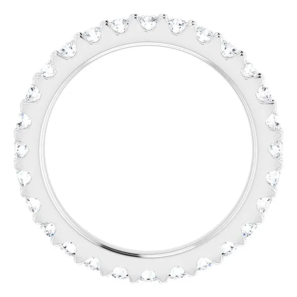 Shared-Prong Eternity Band Image 2 L & L jewelers Scarborough, ME