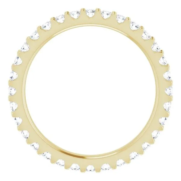 Shared-Prong Eternity Band Image 2 L & L jewelers Scarborough, ME