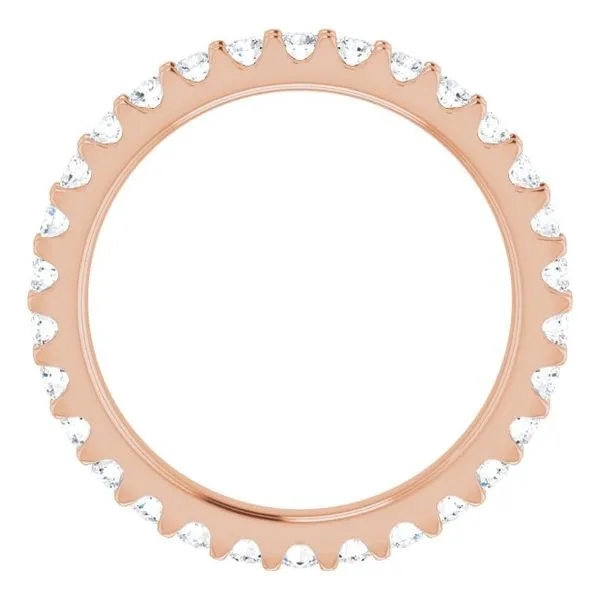 Shared-Prong Eternity Band Image 2 L & L jewelers Scarborough, ME